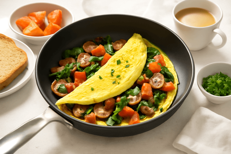 Energieboost Omelet met Groenten