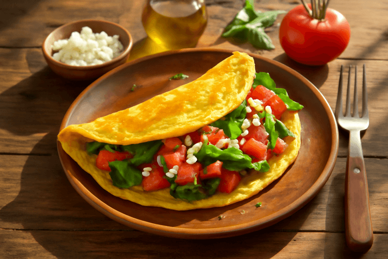 Zengin Sebzeli Omlet