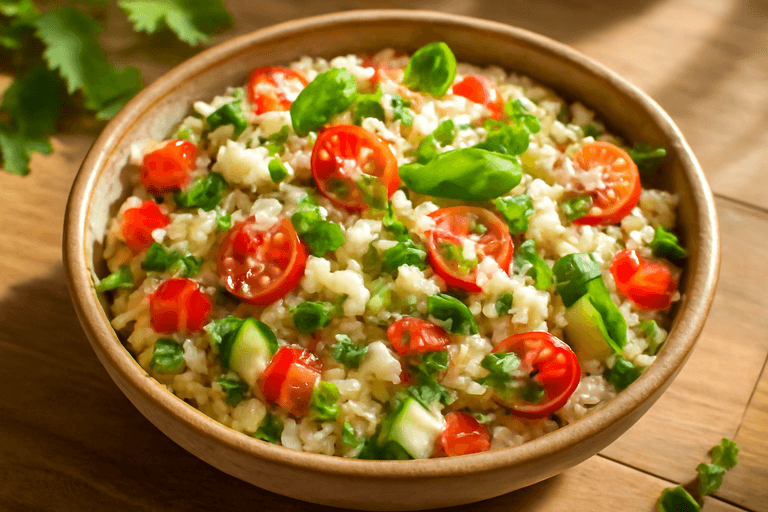 Bunter Mediterraner Quinoa-Salat