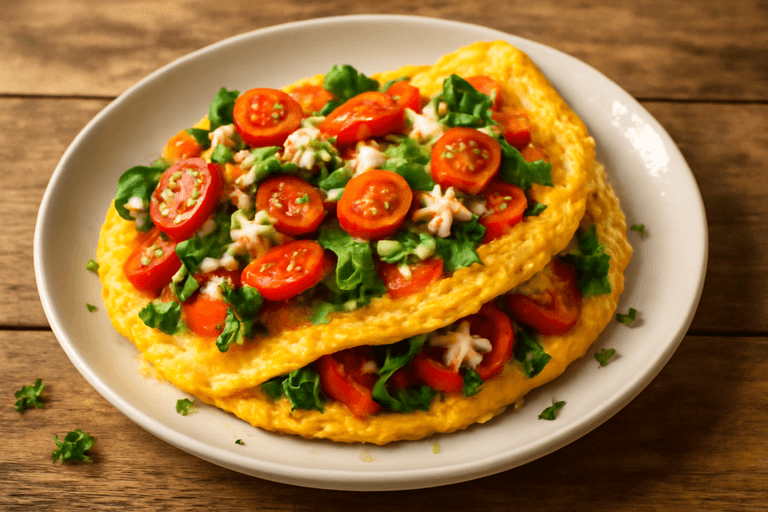 Energieboost Mediterrane Omelet