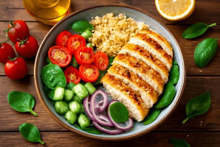 Energie Boost Kip-Quinoasalade