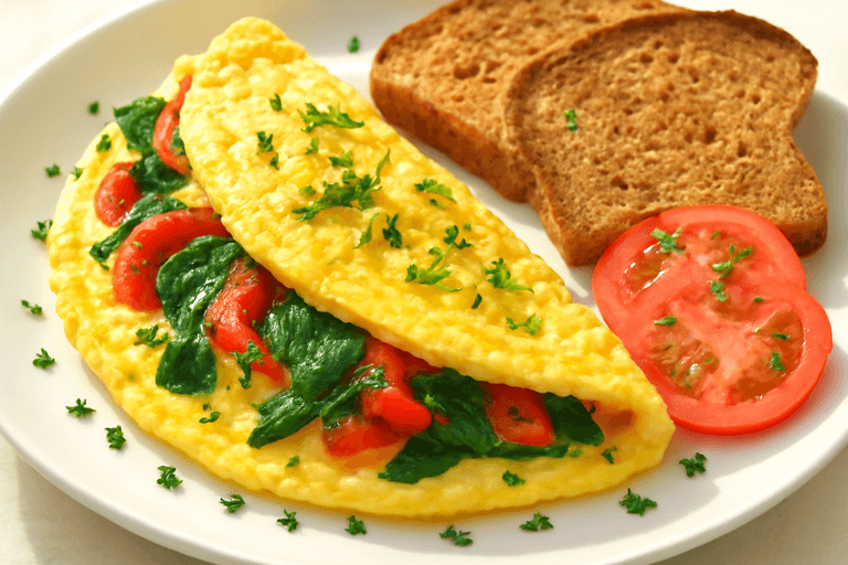 Energieboost Omelet met Volkoren Toast