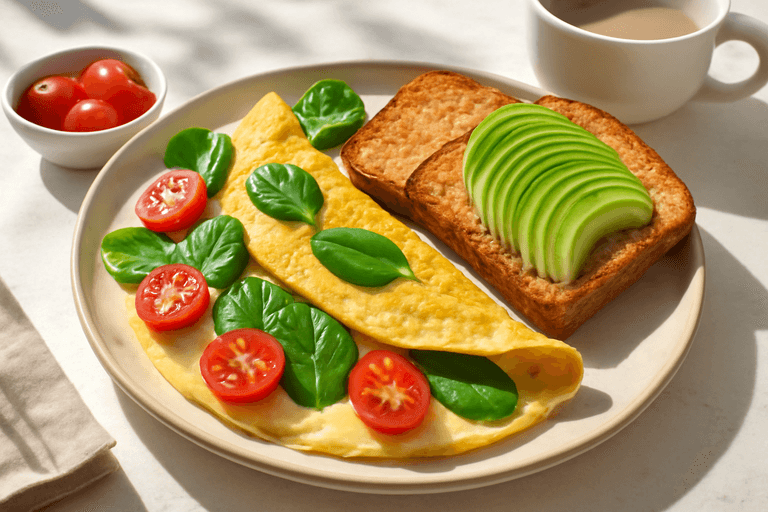 Energieboost Omelet met Volkoren Toast