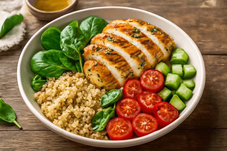 Grilled Chicken & Quinoa Power Bowl