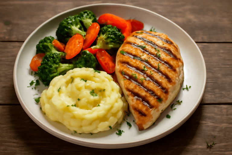 Klassieke Energieboost Kipfilet met Geroosterde Groenten