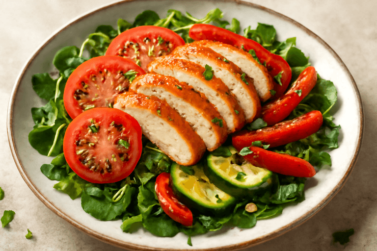 Energieboost Salade met Gegrilde Kip & Groenten