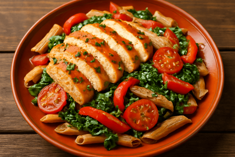 Energieboost Kipfilet met Volkoren Penne en Groenten