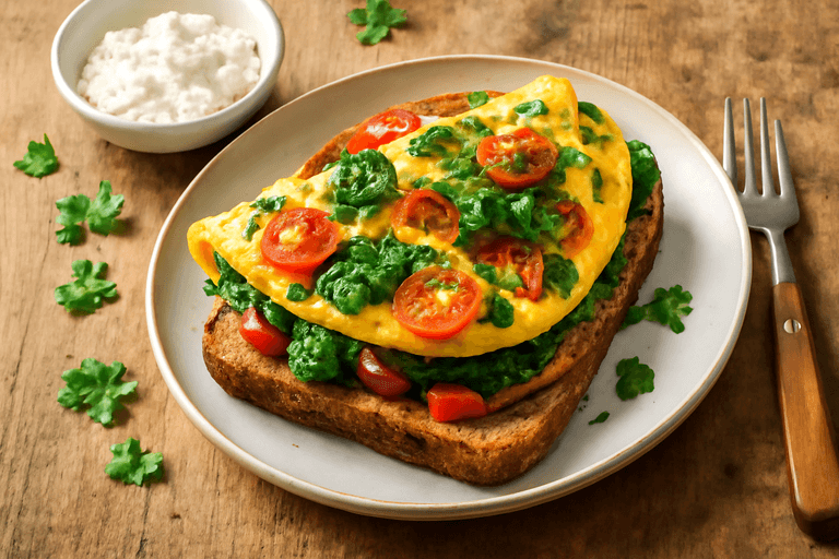 Energieboost Omelet met Volkoren Toast
