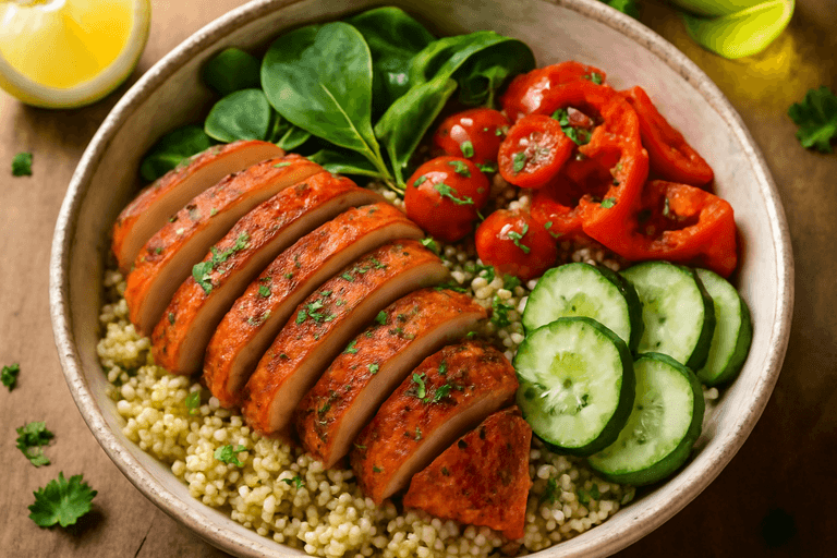 Grilled Chicken & Quinoa Power Bowl
