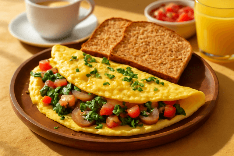 Energieboost Omelet met Volkoren Toast