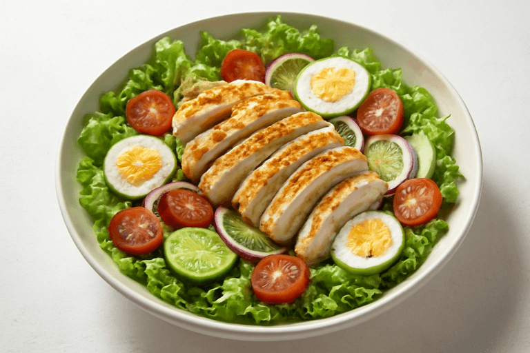 Ensalada de Pollo Clásica y Ligera