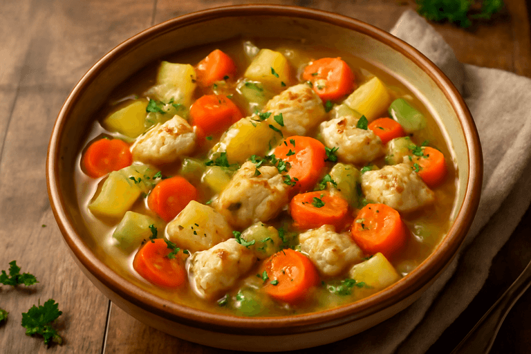 Energi-Boostande Kycklinggryta med Rotfrukter
