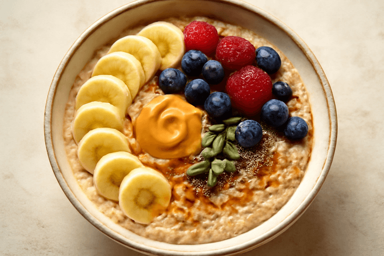 Mood-Boosting Vegan Power Oat Bowl