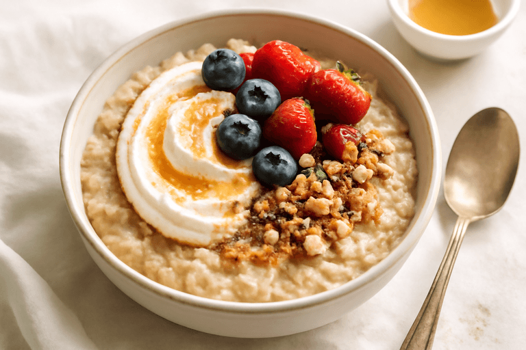 Motivation Boost Berry Protein Oat Bowl