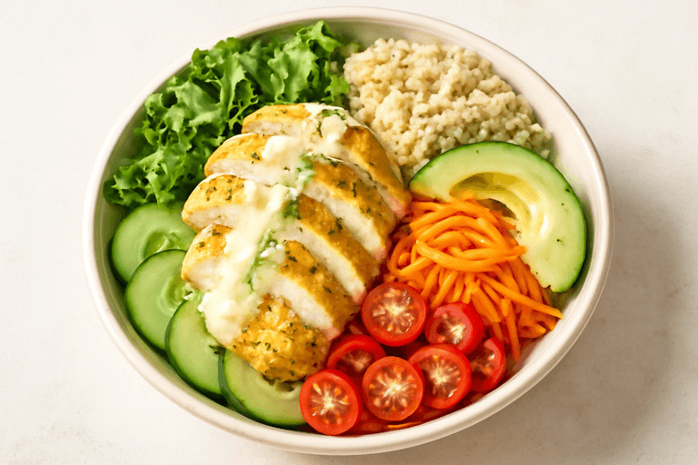Light Lemon Herb Chicken Power Bowl