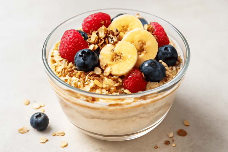 Fit Berry Yogurt Oat Parfait