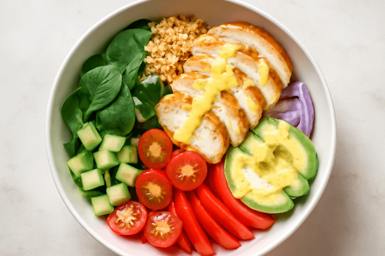 Energiegevende Kip-Quinoa Lunchbowl