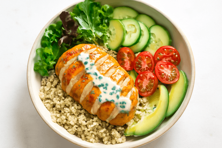 Light Lemon Herb Chicken Power Bowl