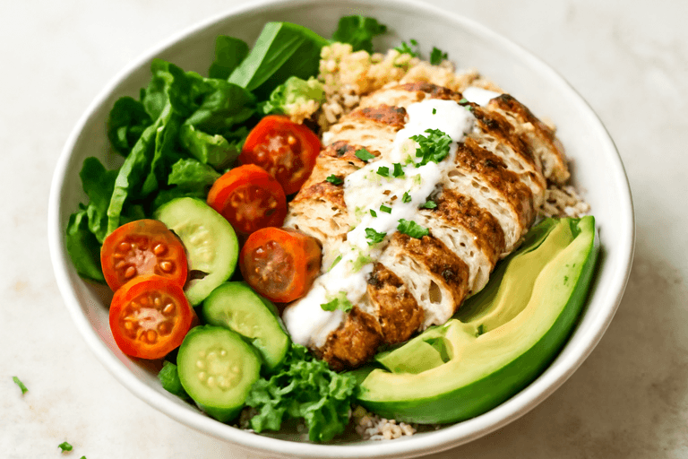 Lemon Herb Chicken Power Bowl