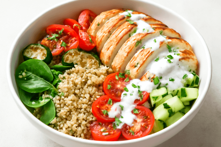 Energiegevende Kip-Quinoa Lunchbowl