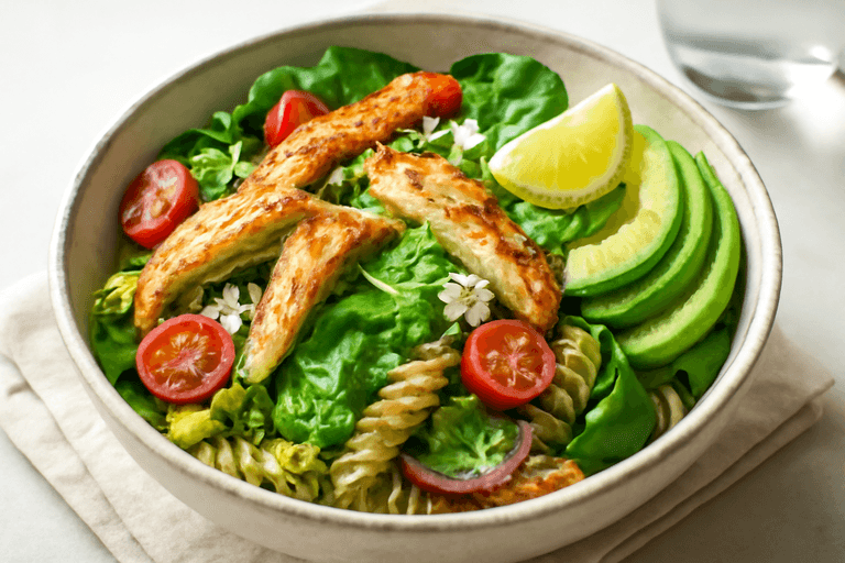 Krachtige Kip-Pesto Pastabowl